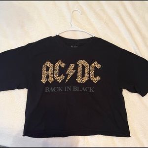 ac/dc crop top